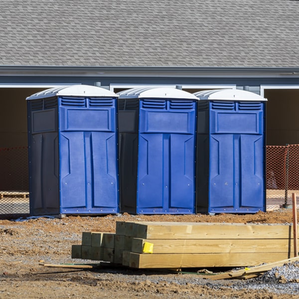 how often are the portable toilets cleaned and serviced during a rental period in Seagoville